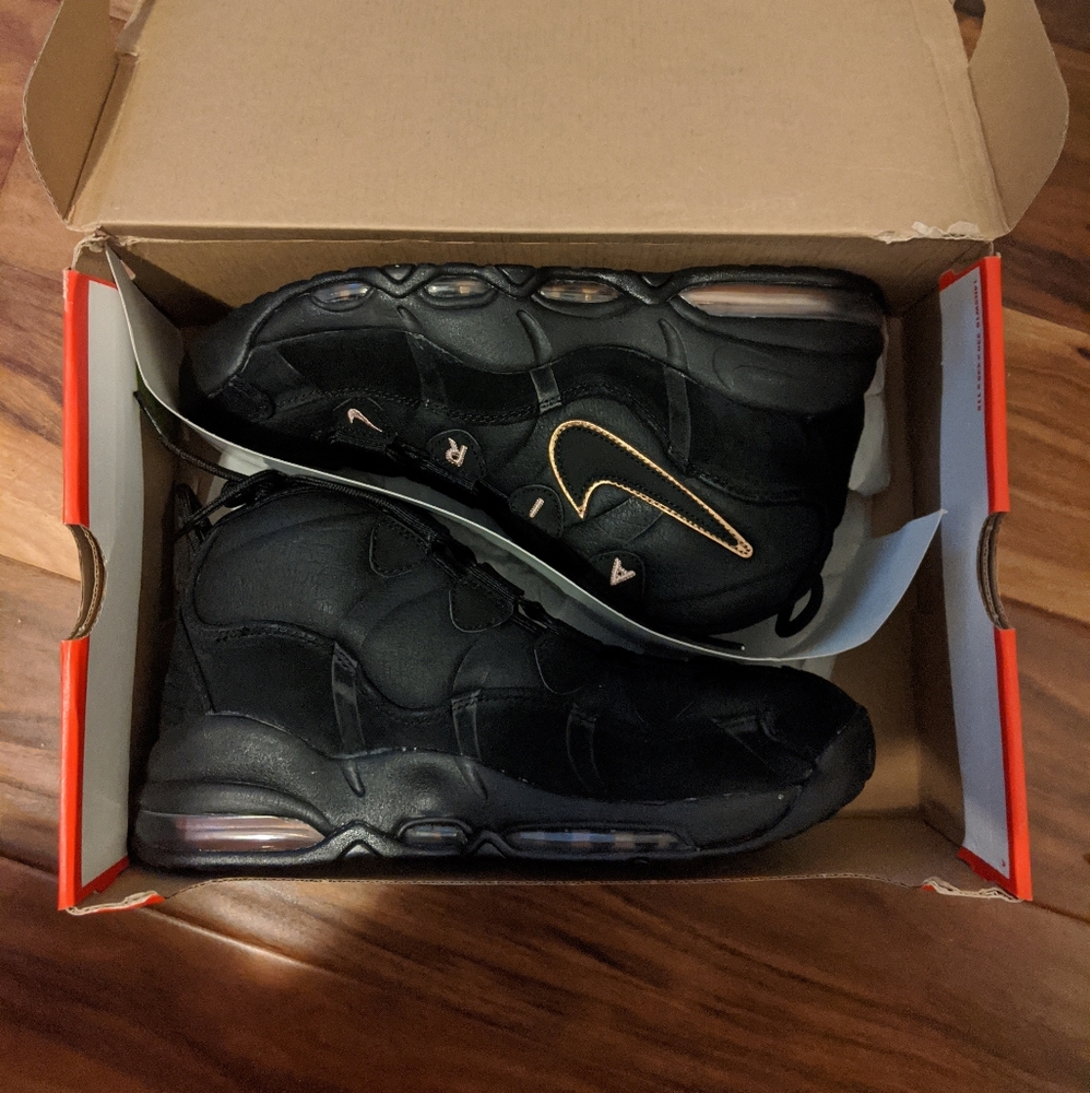 Nike Air Max Uptempo Black Bronze Size 8.5